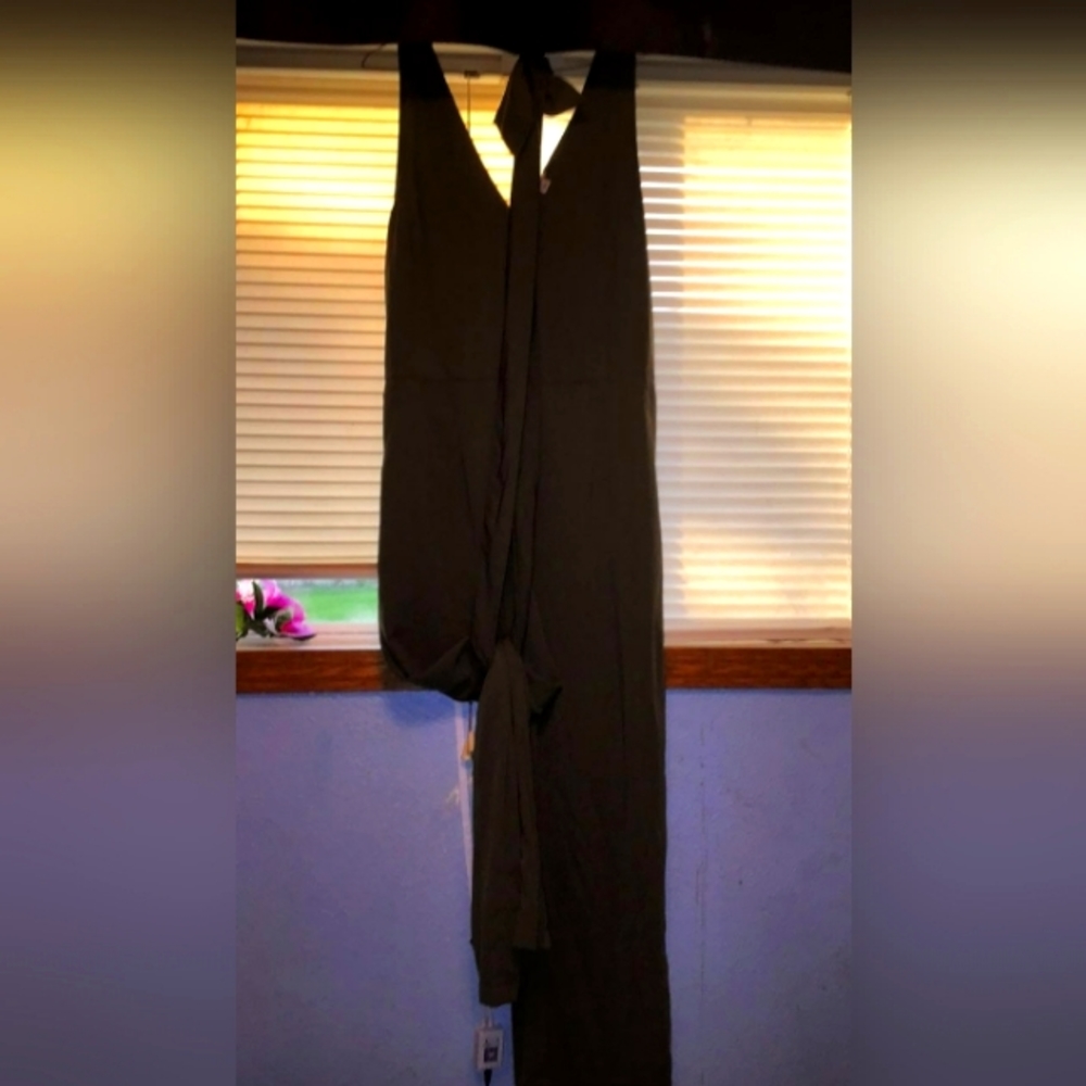 Army green jumpsuit